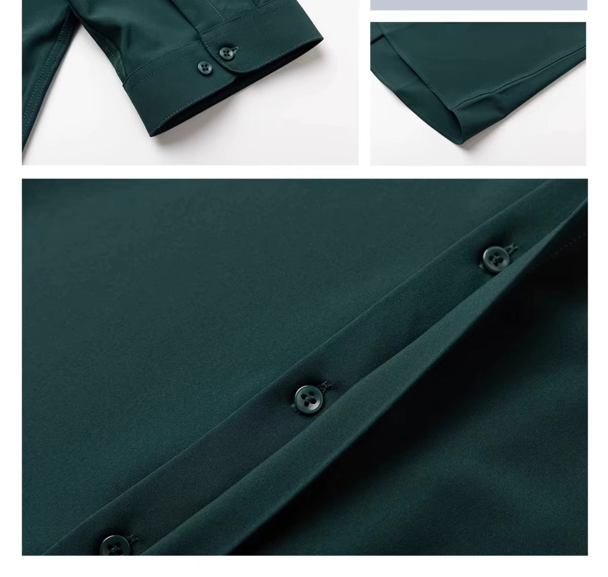 ALONSO Button-Down Shirt with Mandarin Collar