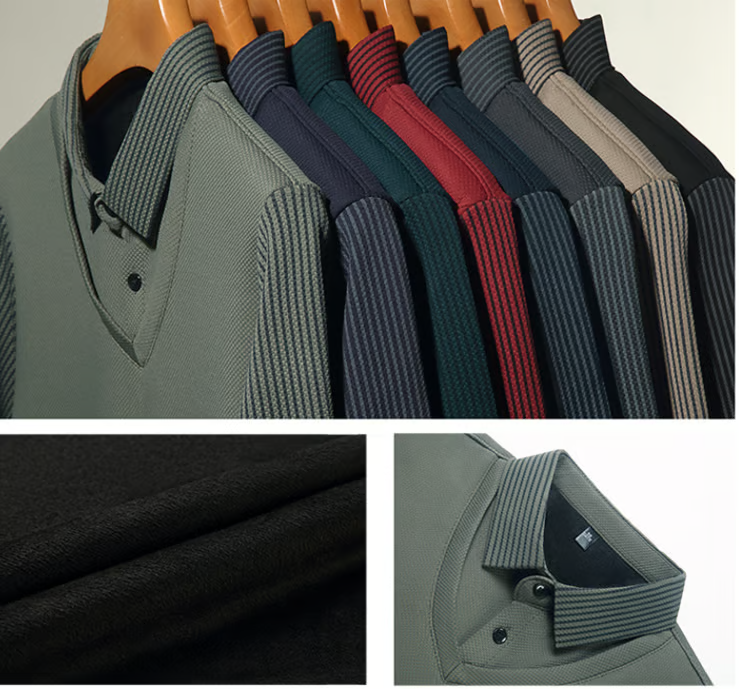 ROLAND Striped Dual Style Sweatshirt